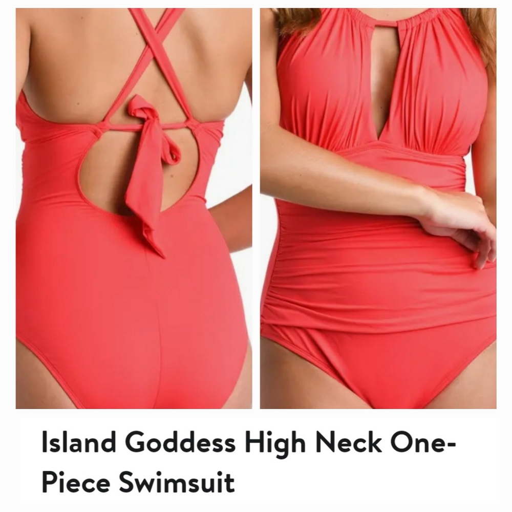 LA BLANCA one piece swim suit